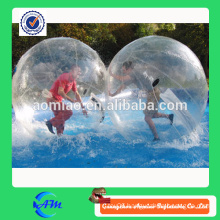 Inexpensive inflatable water running ball, inflatable mega ball for sale